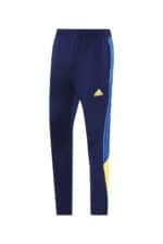 High-quality Boca Juniors football training pants with club logo.