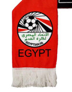 Egyptian Football Federation national team scarf with soccer ball logo.