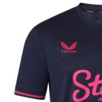 Authentic Everton 2026 fourth football jersey with pink accents, perfect for fans and collectors.