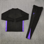 Authentic black and purple track suit from BRC 2025/26 collection, perfect for training and casual w.