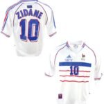 France Classic Away 1998 with Zidane 10 - uaessss