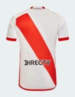 Authentic River Plate home jersey 2023/24 with red diagonal stripe and DIRECTV logo.