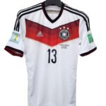 GERMANY CLASSIC HOME WORLD CUP JERSEY 2014 WITH MULLER 13 - uaessss