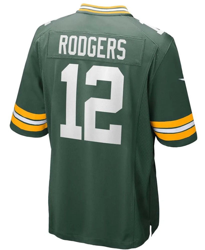 Men's Green Bay Packers Aaron Rodgers Nike Green Game Team Jersey - Image 2