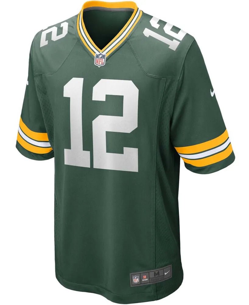 Men's Green Bay Packers Aaron Rodgers Nike Green Game Team Jersey - Image 3