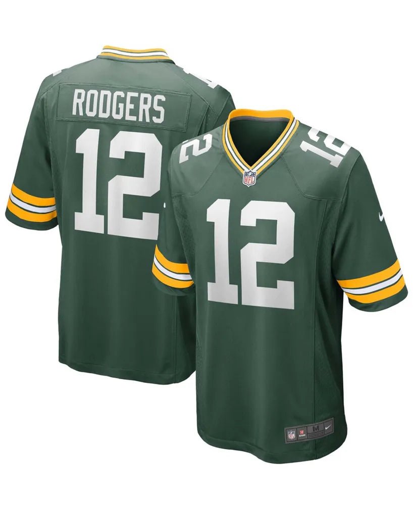 Men's Green Bay Packers Aaron Rodgers Nike Green Game Team Jersey