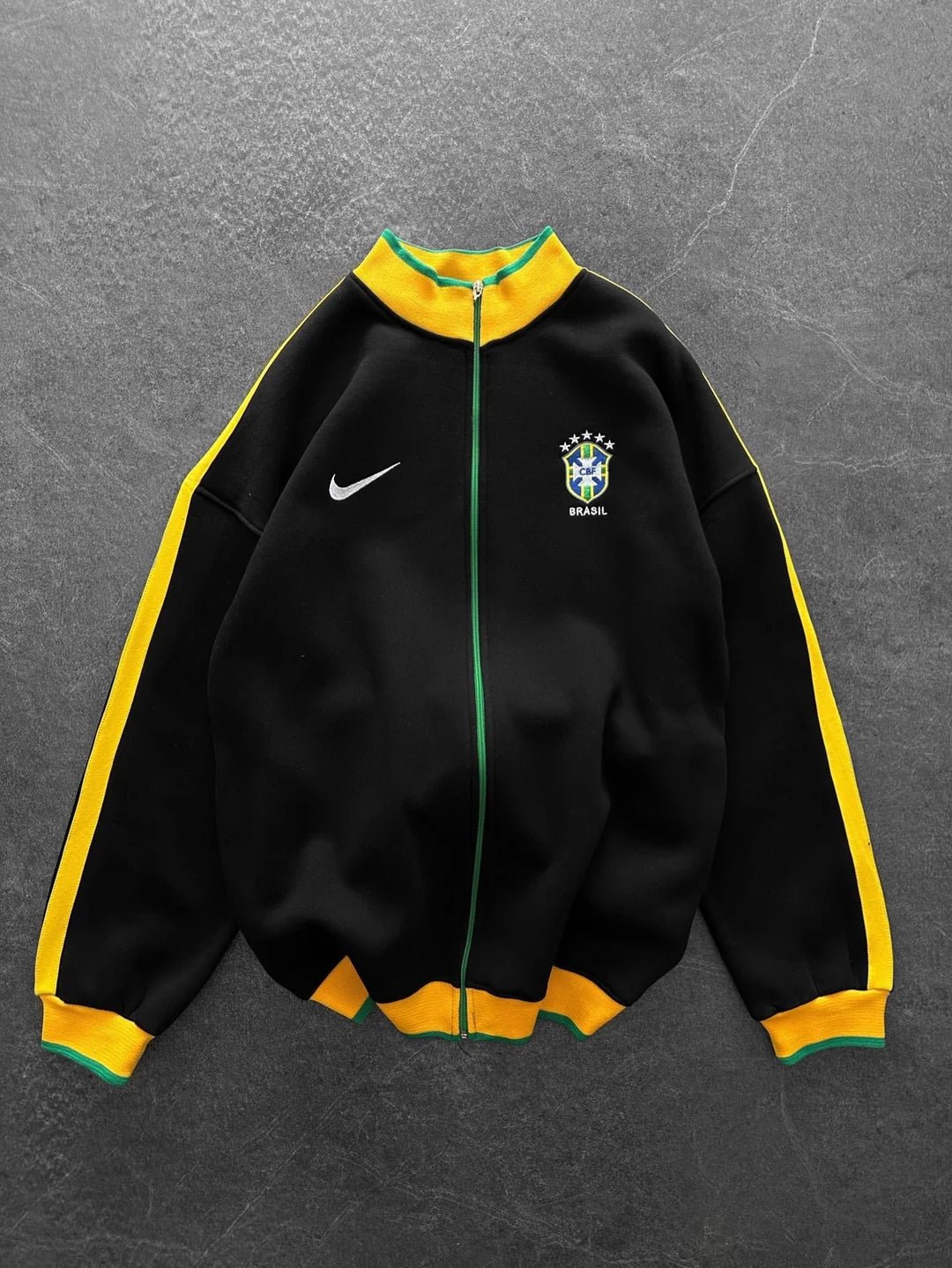Brazil Oversized Fleece Jacket – Padded Winter Design - Image 3