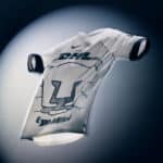Authentic Pumas 2023/24 home football jersey with sponsor logos.