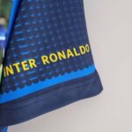 Classic Inter Milan Ronaldo 97/98 football jersey, authentic sportswear.
