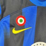 Official Inter Milan kids home football jersey 2023/24 season.
