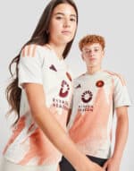 Youth football jerseys with Riyadh Season logo, stylish design, and team branding. Perfect for young.
