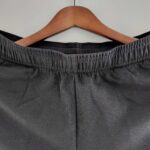 Cotton black sports shorts for men, comfortable and lightweight. Perfect for training and casual wea.