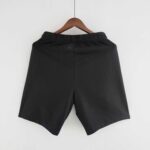 Black Jordan cotton shorts for men, athletic sportswear, casual wear, comfortable fit.