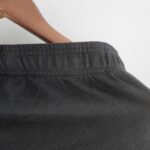 Black Jordan cotton shorts for sports and casual wear.