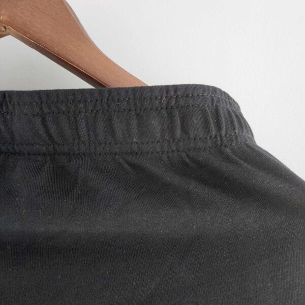Black Jordan cotton shorts for sports and casual wear.