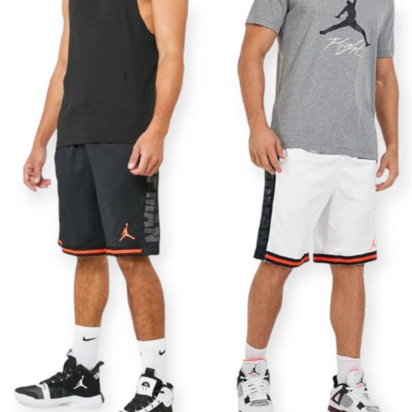 Jordan Jumpman Basketball Shorts in Black and White.