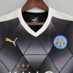 Leicester City 15/16 away football jersey featuring Mahrez 26, authentic Premier League kit.