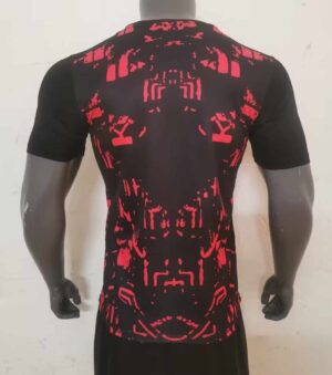Leipzig 2023/24 special edition football jersey with bold red and black design. Perfect for fans and.