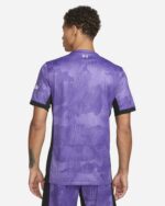 Authentic purple football jersey for 2023/24 season, lightweight and breathable design.