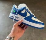 Air Force 1 Low Royal sneakers with Nike and Louis Vuitton collaboration.