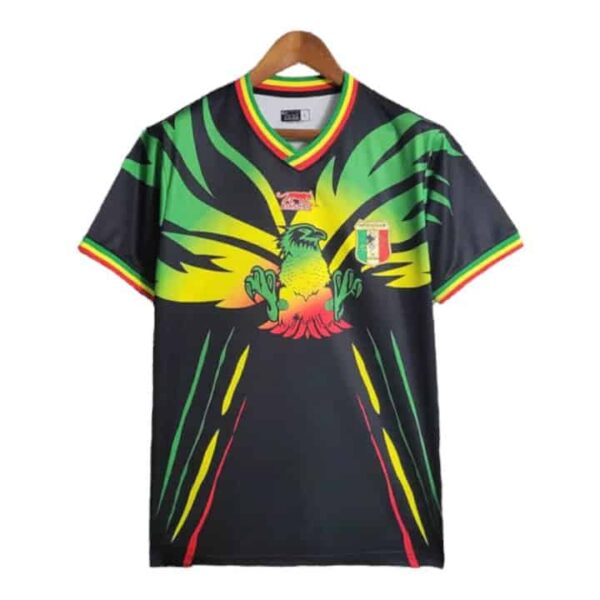 Mali national football team third jersey 2023 with vibrant colors and bold design.