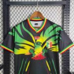 Authentic Mali third football jersey 2023 with vibrant colors and team logo.