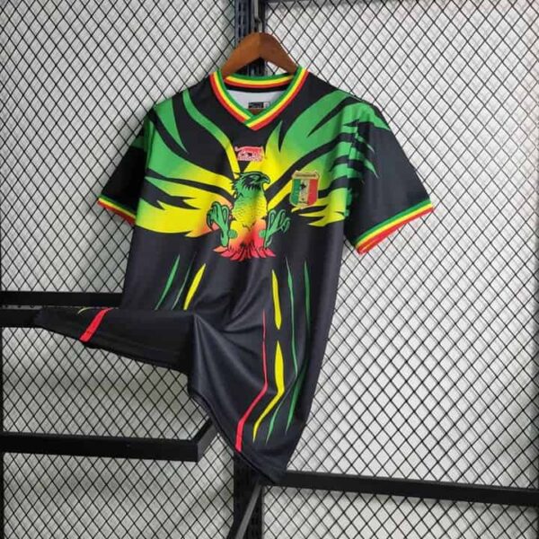 High-quality Mali third football jersey 2023 with vibrant colors and official team logo. Perfect for.