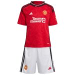 man united home kit kids 2023/24 - uaessss