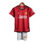 man united home kit kids 2023/24 - uaessss