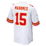 Nike Patrick Mahomes Kansas City Chiefs game jersey with number 15. Authentic football apparel for C.
