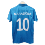 Authentic Napoli Maradona 10 football jersey from 1987/88 season.
