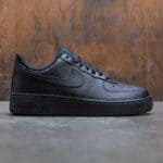 Black Air Force Low 1 sneaker for men and women. Classic, stylish, and comfortable casual footwear.