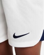Official PSG away football kit for kids 2023/24 season, featuring Nike logo and team colors.