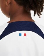 Youth PSG away football jersey for kids, 2023/24 season.