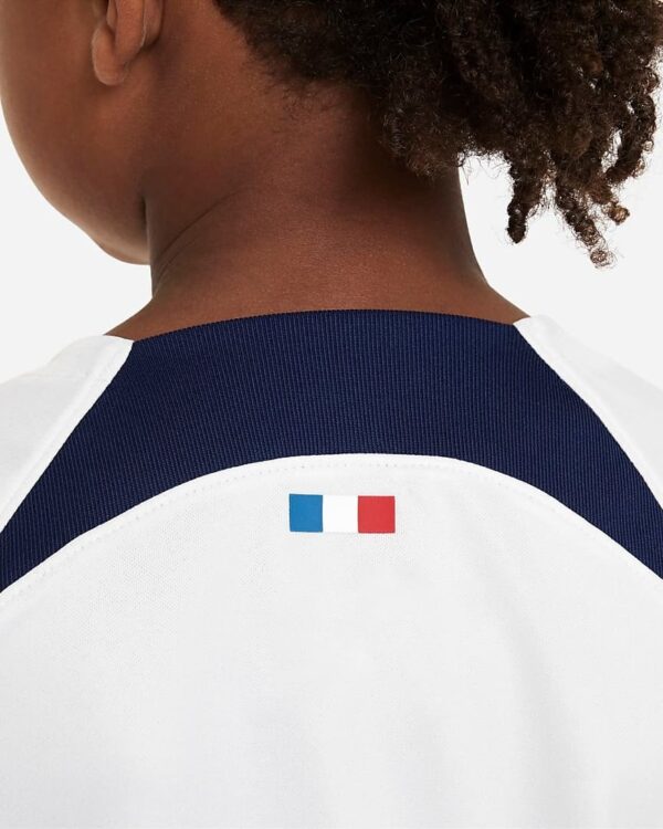 Youth PSG away football jersey for kids, 2023/24 season.