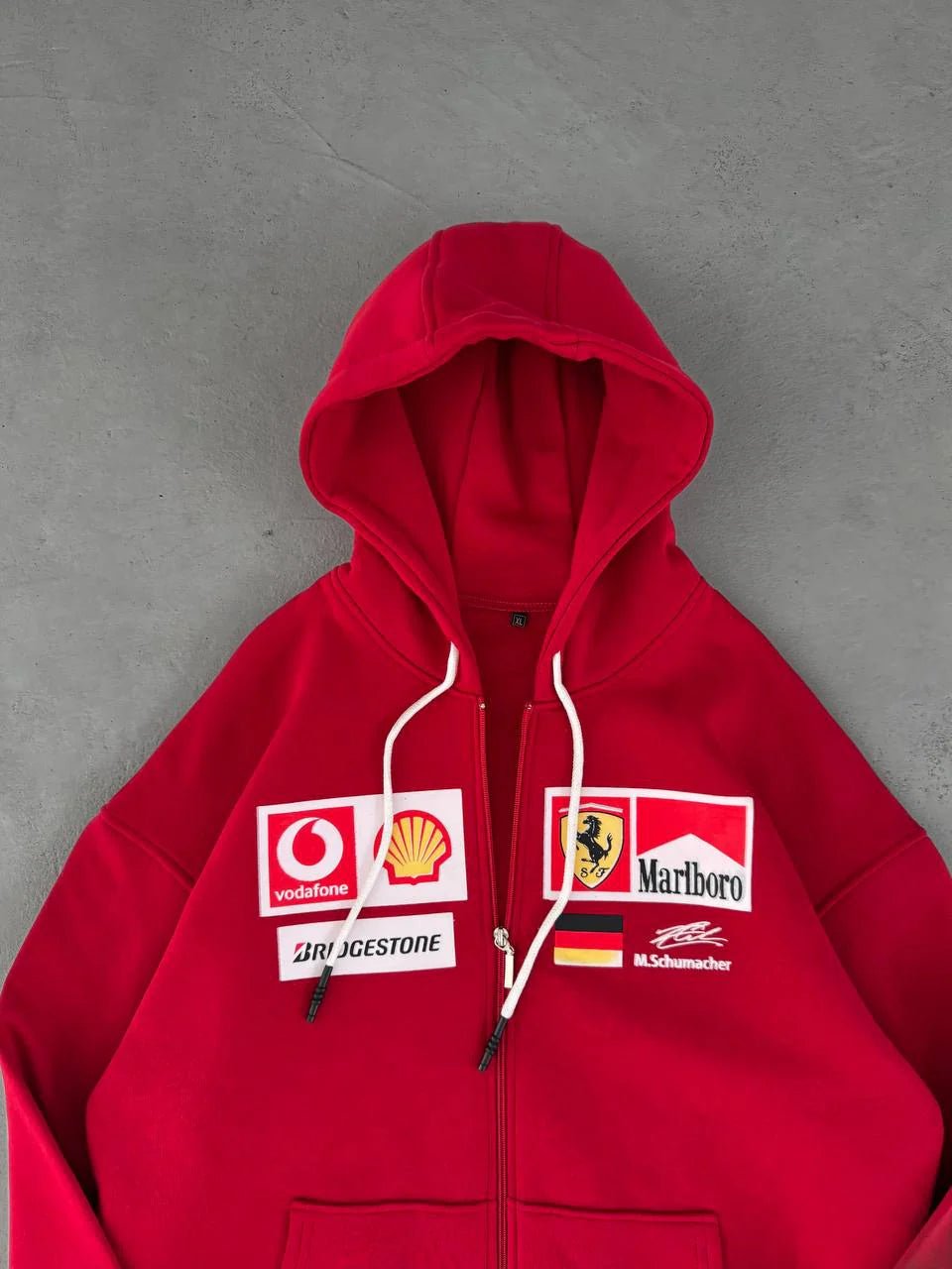 Racing Padded Oversized Hoodie – Premium F1 Inspired Streetwear - Image 3