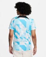 Pumas third jersey 2024 with blue and white geometric design, perfect for fans.