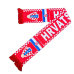 Official Croatia football team scarf for fans and supporters.