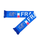 France national football team scarf with emblem and flag design.