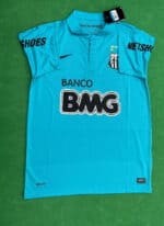 Brazilian football jersey with sponsor logos and team crest.