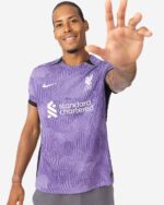 Liverpool Third Player Jersey 2023/24 with Standard Chartered logo.