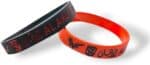 Al Ahly football team bracelets for fans, 3 for 10 AED, authentic sports merchandise.