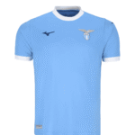 Lazio football home jersey 2025/26 with team logo and stylish design.