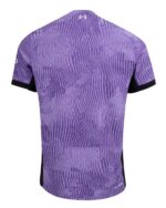 Authentic purple football jersey for third team kit 2023/24 season.