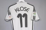 Authentic Germany 2006 World Cup home jersey with Klose 11, perfect for football fans and collectors.