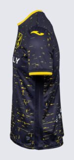 Norwich City away football jersey 2024/25 with club crest and yellow accents.