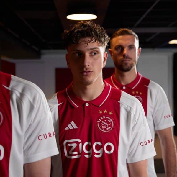 AJX HOME jersey 2024/25 - authentic football kit for Ajax fans, featuring club logo and modern desig.