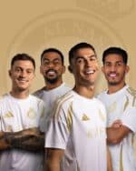 AL Nassr third football jersey 24/25 featuring Ronaldo, authentic Saudi Pro League kit for fans.