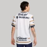 High-quality Pumas UNAM 2024/25 home football jersey with team logos and stylish design.