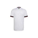 Mexico away football jersey for World Cup 2026, white with team logo and red-green accents.